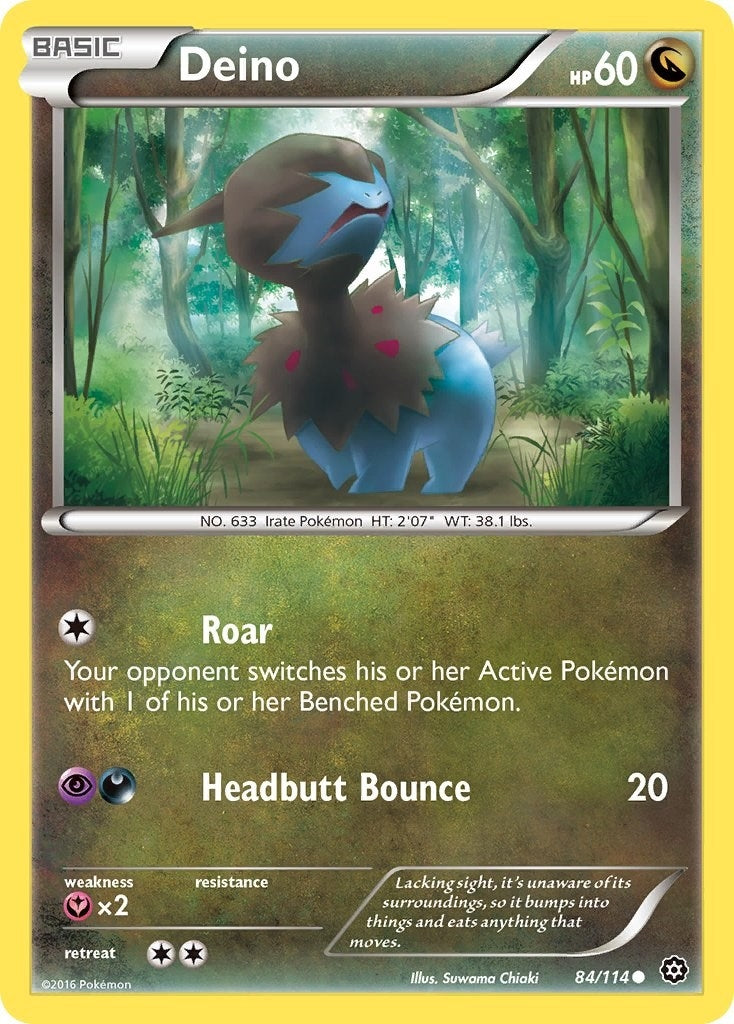 Image for Deino (84/114) [XY - Steam Siege] - Pokemon