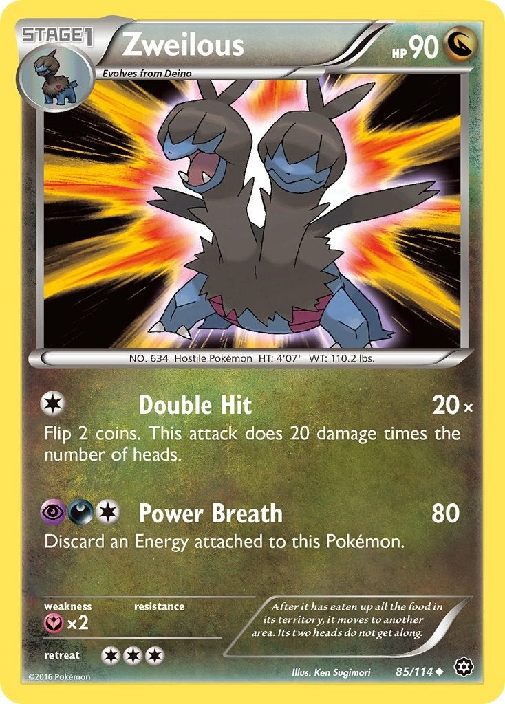 Image for Zweilous (85/114) [XY - Steam Siege] - Pokemon