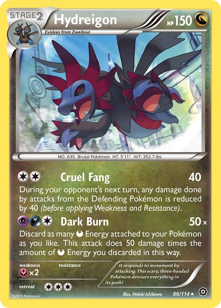 Image for Hydreigon (86/114) [XY - Steam Siege] - Pokemon