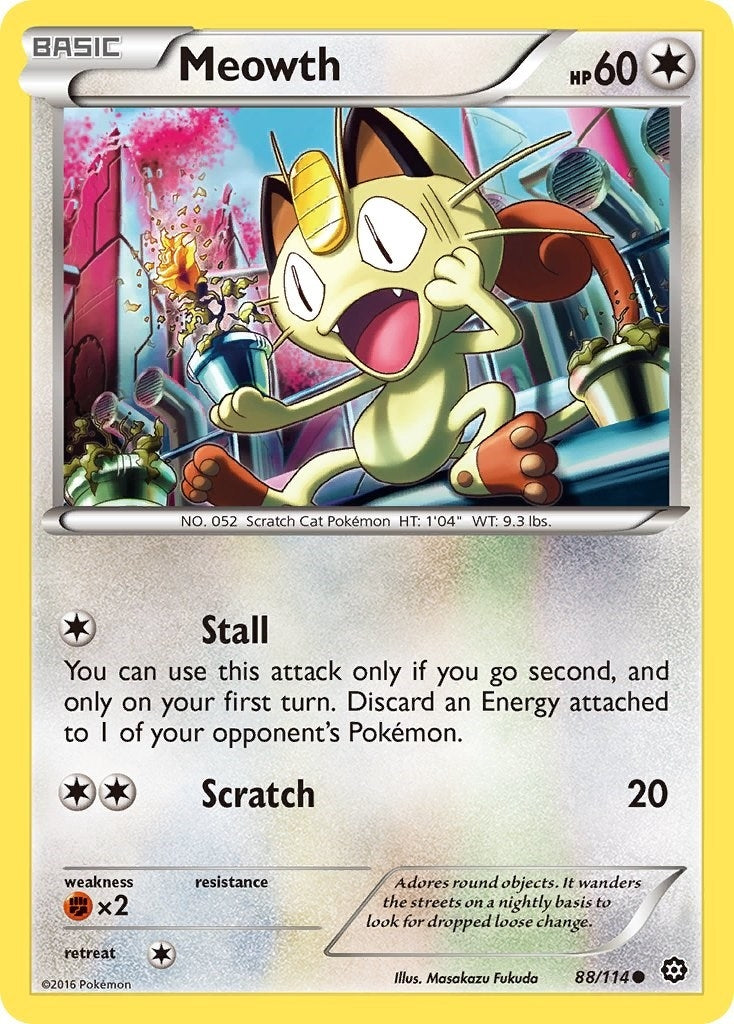 Image for Meowth (88/114) [XY - Steam Siege] - Pokemon