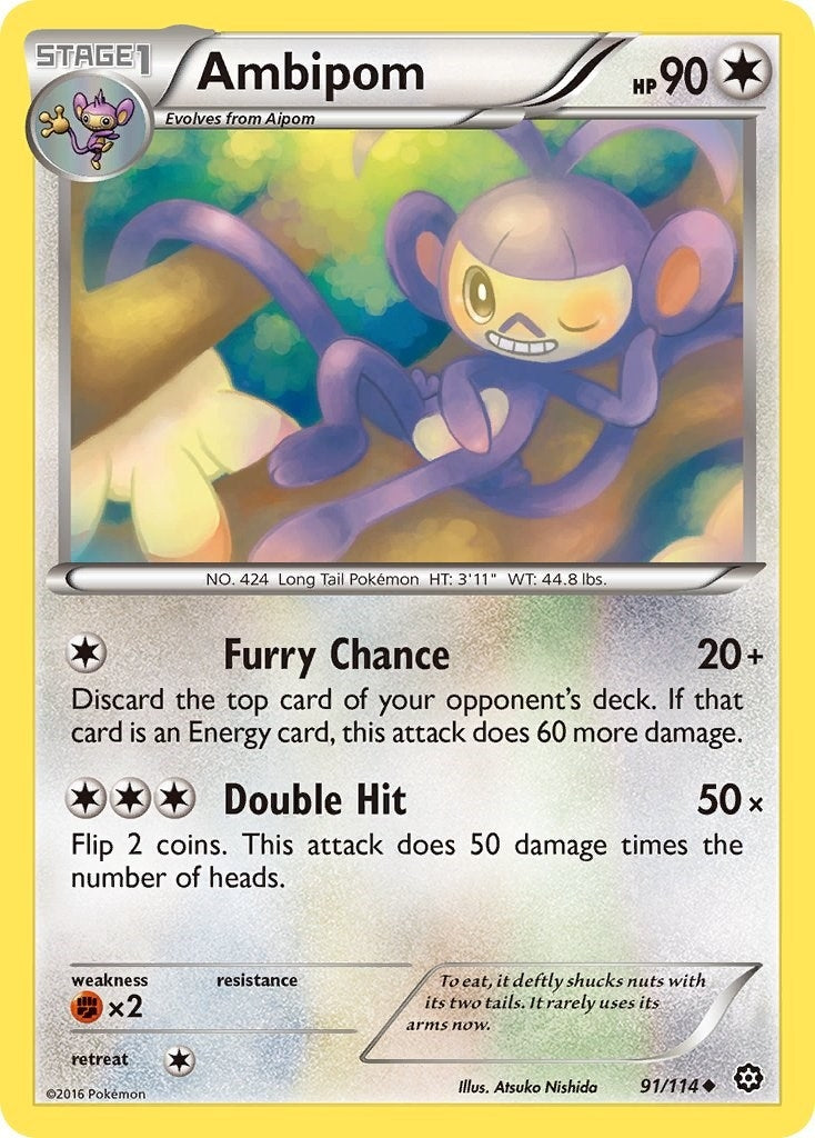 Image for Ambipom (91/114) [XY - Steam Siege] - Pokemon