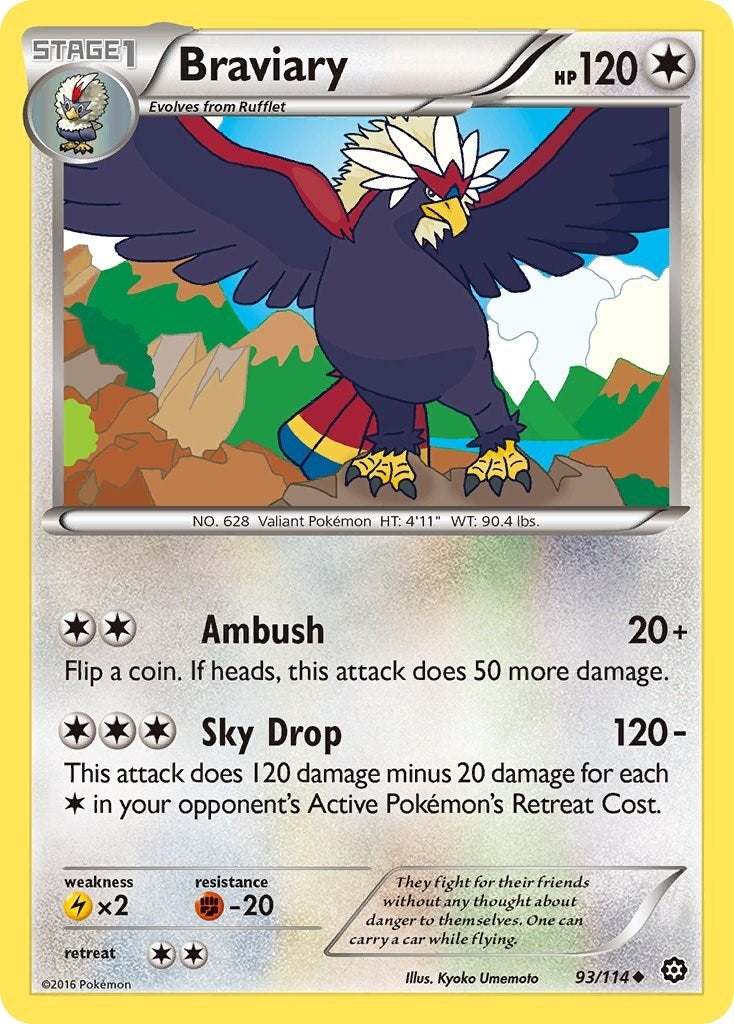 Image for Braviary (93/114) [XY - Steam Siege] - Pokemon