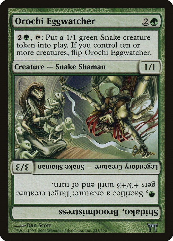 Image for Orochi Eggwatcher // Shidako, Broodmistress (233) [Champions of Kamigawa] - Magic: The Gathering