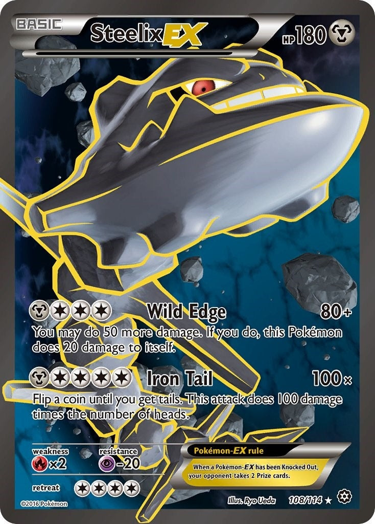 Image for Steelix EX (Full Art) (108/114) [XY - Steam Siege] - Pokemon