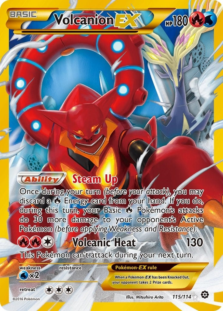 Image for Volcanion EX (Secret) (115/114) [XY - Steam Siege] - Pokemon