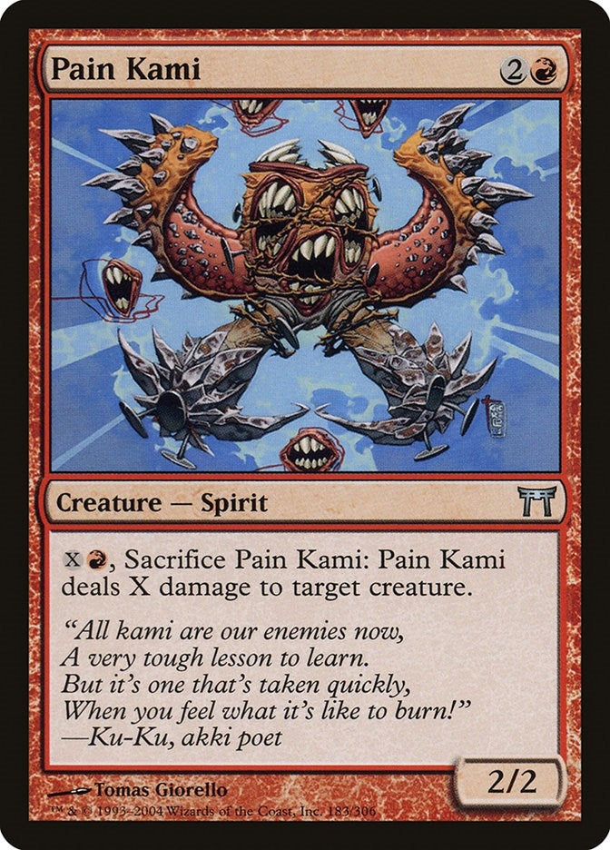 Image for Pain Kami (183) [Champions of Kamigawa] - Magic: The Gathering