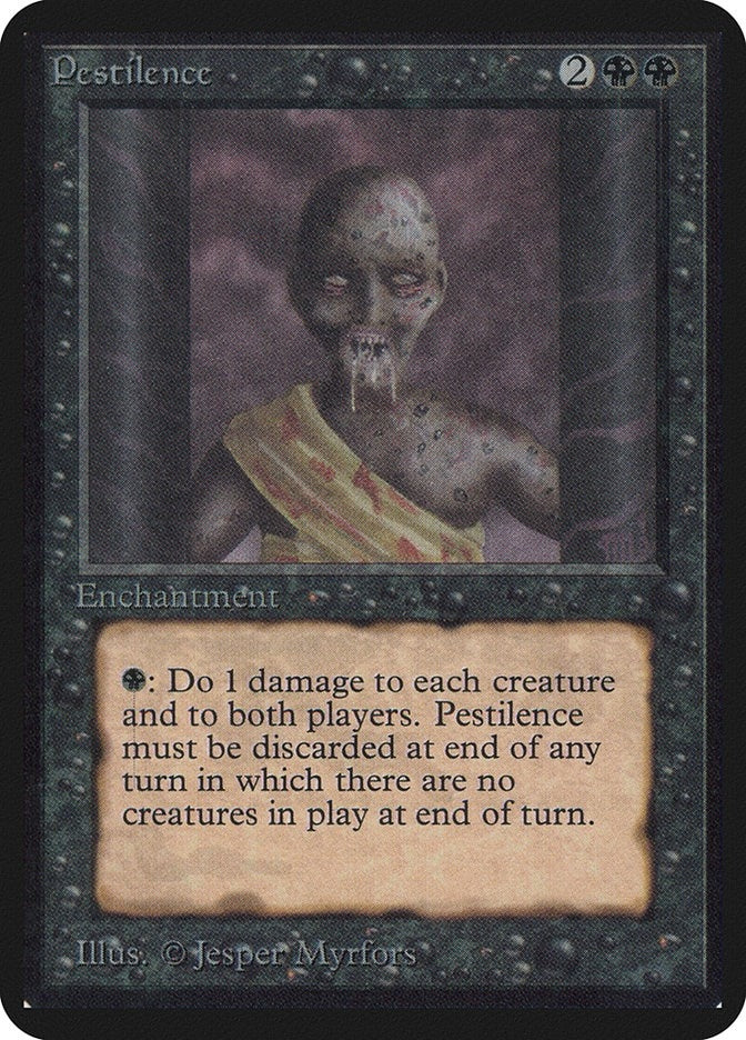 Image for Pestilence [Alpha Edition] - Magic: The Gathering