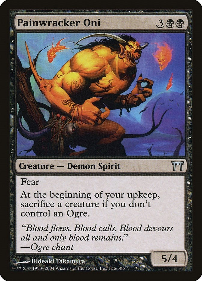 Image for Painwracker Oni (136) [Champions of Kamigawa] - Magic: The Gathering