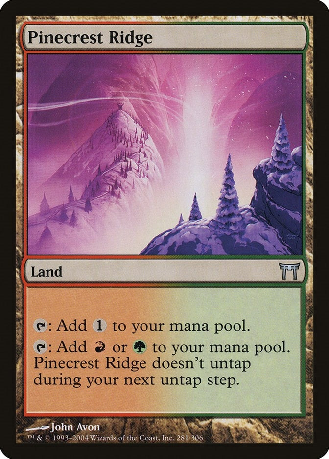 Image for Pinecrest Ridge (281) [Champions of Kamigawa] - Magic: The Gathering