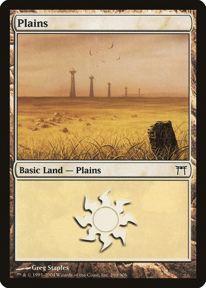 Image for Plains (290) (290) [Champions of Kamigawa] - Magic: The Gathering