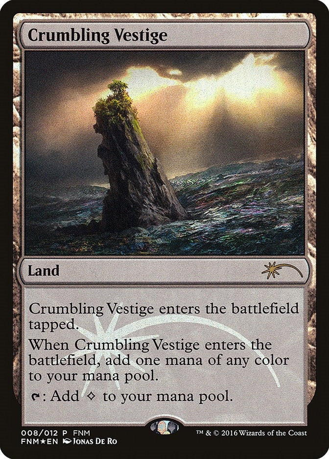 Image for Crumbling Vestige (8) [FNM Promos] - Magic: The Gathering