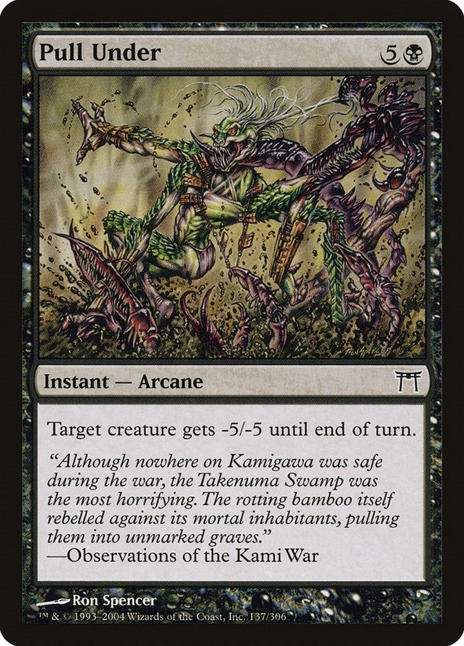 Image for Pull Under (137) [Champions of Kamigawa] - Magic: The Gathering