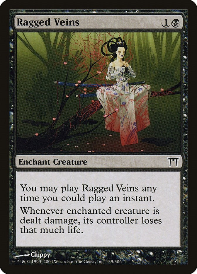 Image for Ragged Veins (139) [Champions of Kamigawa] - Magic: The Gathering