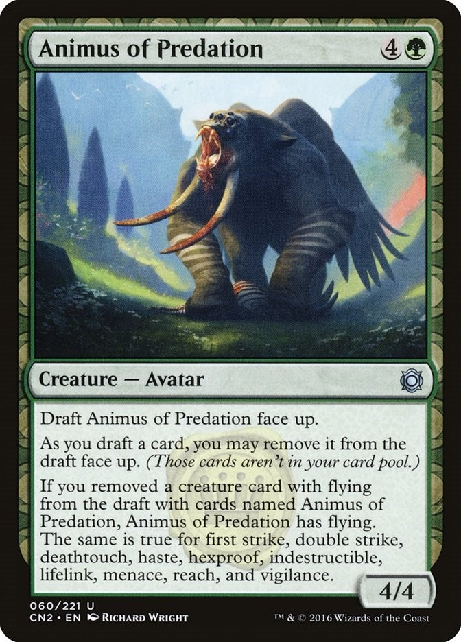 Image for Animus of Predation (60) [Conspiracy: Take the Crown] - Magic: The Gathering