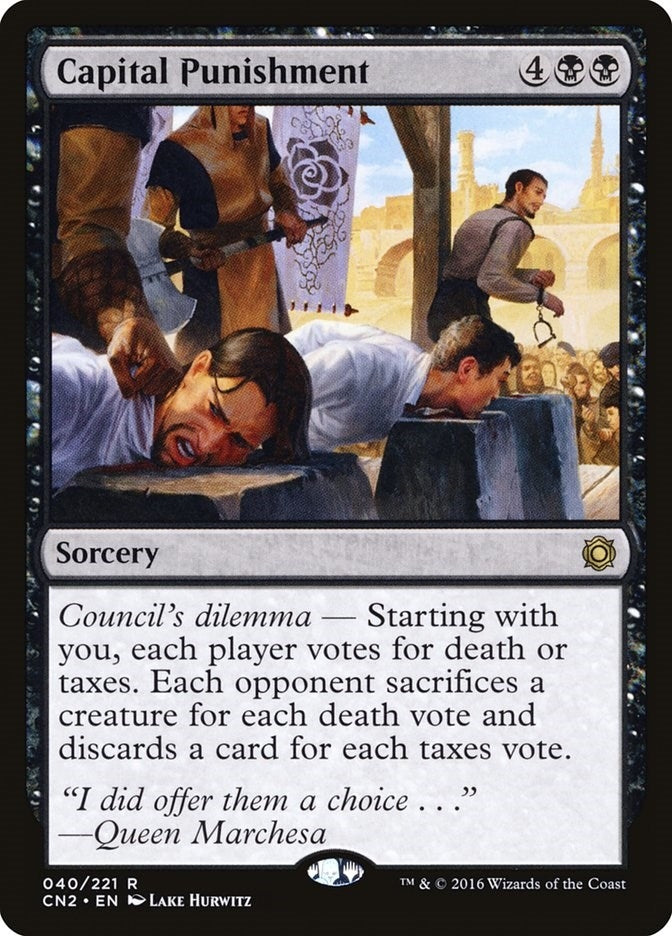 Image for Capital Punishment (40) [Conspiracy: Take the Crown] - Magic: The Gathering