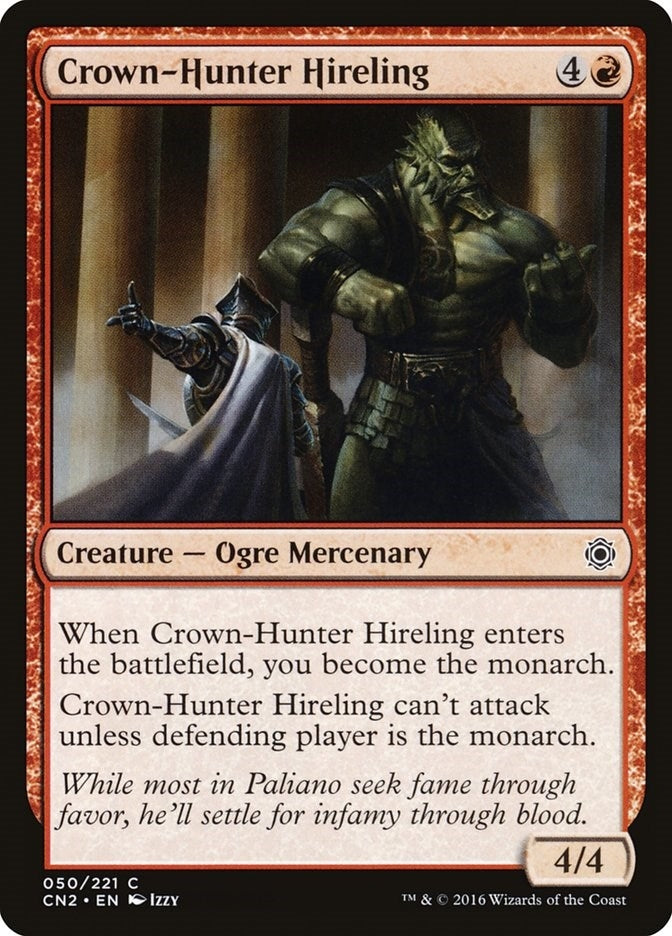 Image for Crown-Hunter Hireling (50) [Conspiracy: Take the Crown] - Magic: The Gathering
