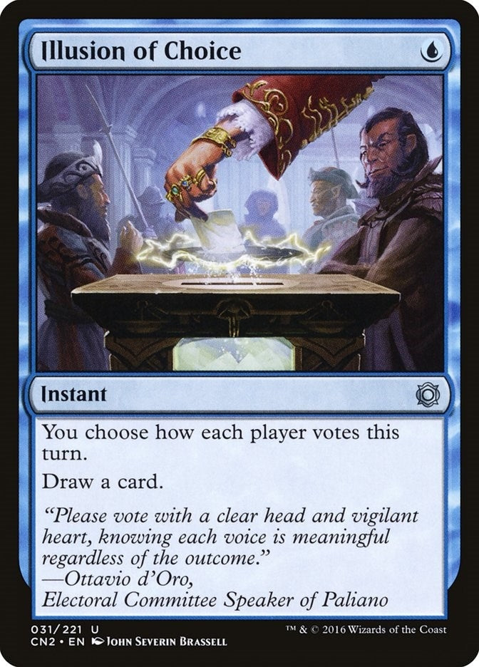 Image for Illusion of Choice (31) [Conspiracy: Take the Crown] - Magic: The Gathering
