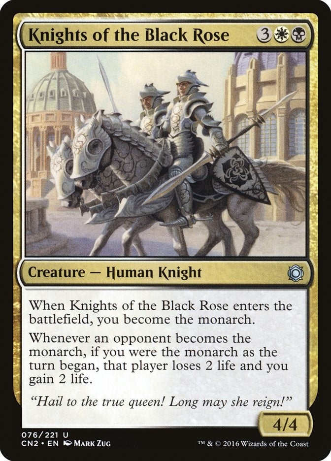 Image for Knights of the Black Rose (76) [Conspiracy: Take the Crown] - Magic: The Gathering