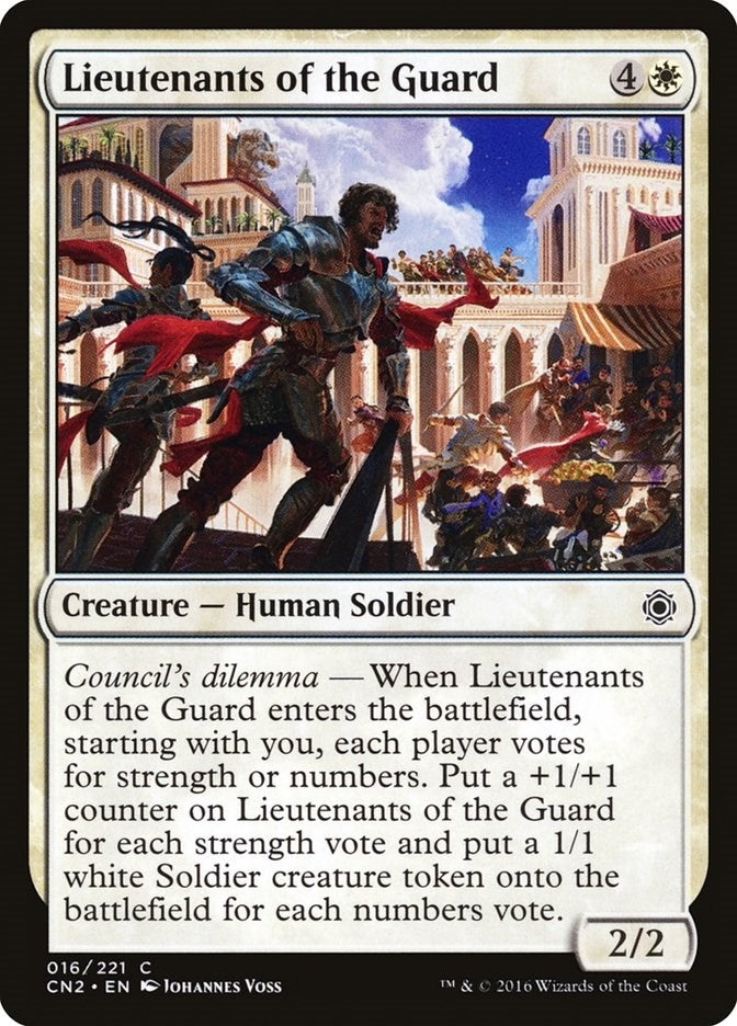 Image for Lieutenants of the Guard (16) [Conspiracy: Take the Crown] - Magic: The Gathering