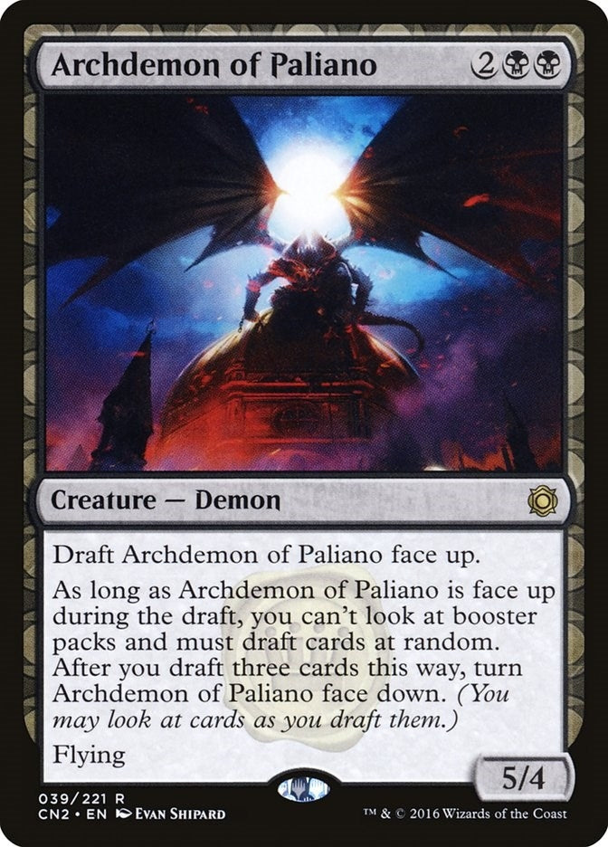 Image for Archdemon of Paliano (39) [Conspiracy: Take the Crown] - Magic: The Gathering