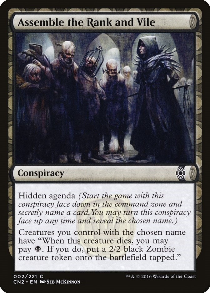 Image for Assemble the Rank and Vile (2) [Conspiracy: Take the Crown] - Magic: The Gathering