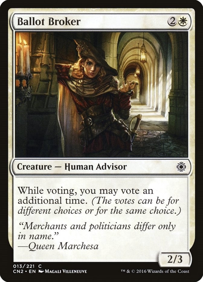 Image for Ballot Broker (13) [Conspiracy: Take the Crown] - Magic: The Gathering
