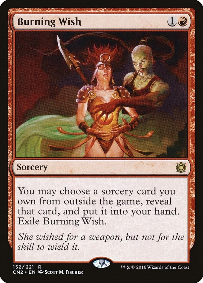 Image for Burning Wish (152) [Conspiracy: Take the Crown] - Magic: The Gathering