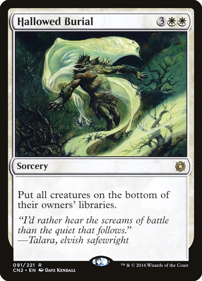 Image for Hallowed Burial (91) [Conspiracy: Take the Crown] - Magic: The Gathering