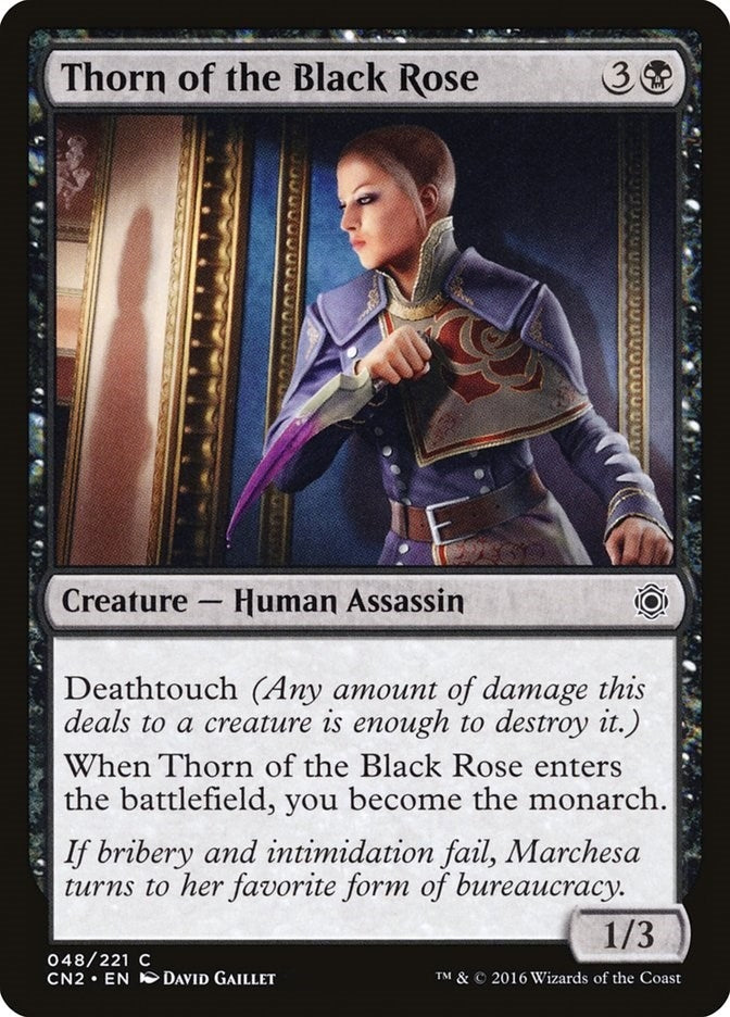 Image for Thorn of the Black Rose (48) [Conspiracy: Take the Crown] - Magic: The Gathering