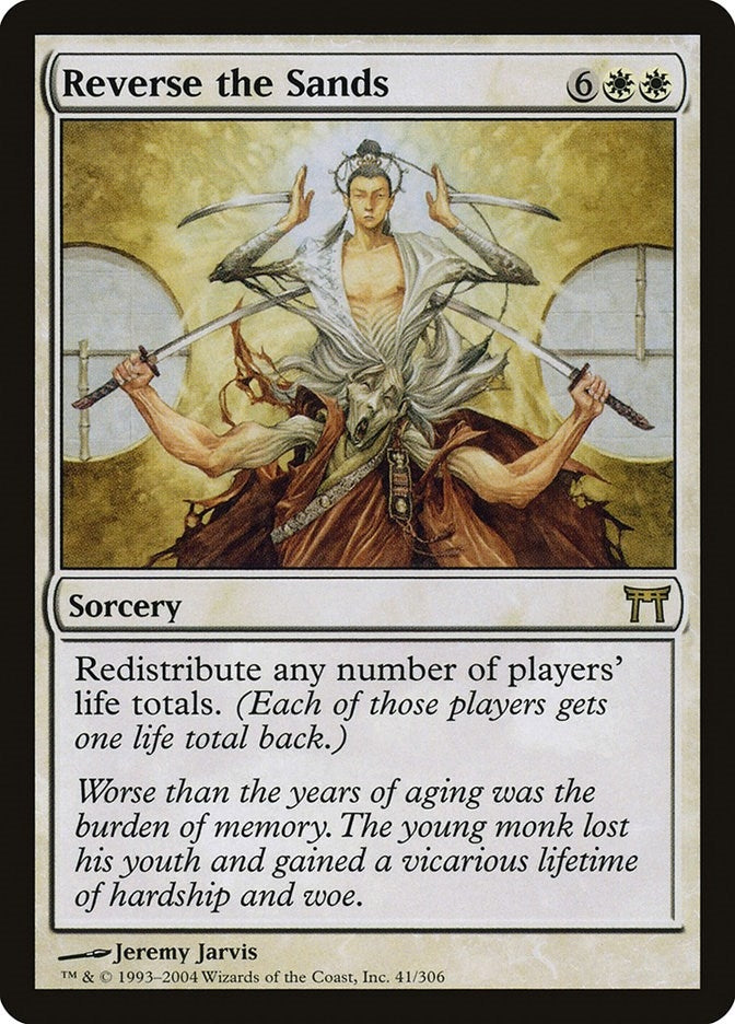 Image for Reverse the Sands (41) [Champions of Kamigawa] - Magic: The Gathering