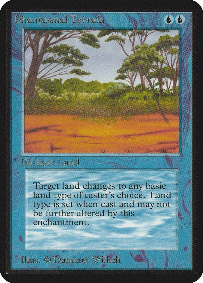 Image for Phantasmal Terrain [Alpha Edition] - Magic: The Gathering