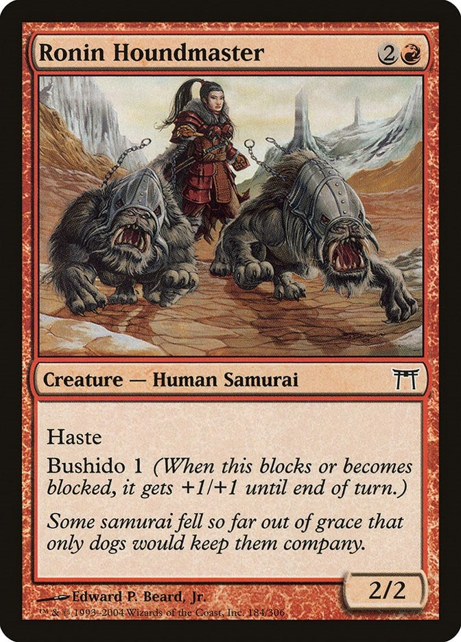 Image for Ronin Houndmaster (184) [Champions of Kamigawa] - Magic: The Gathering