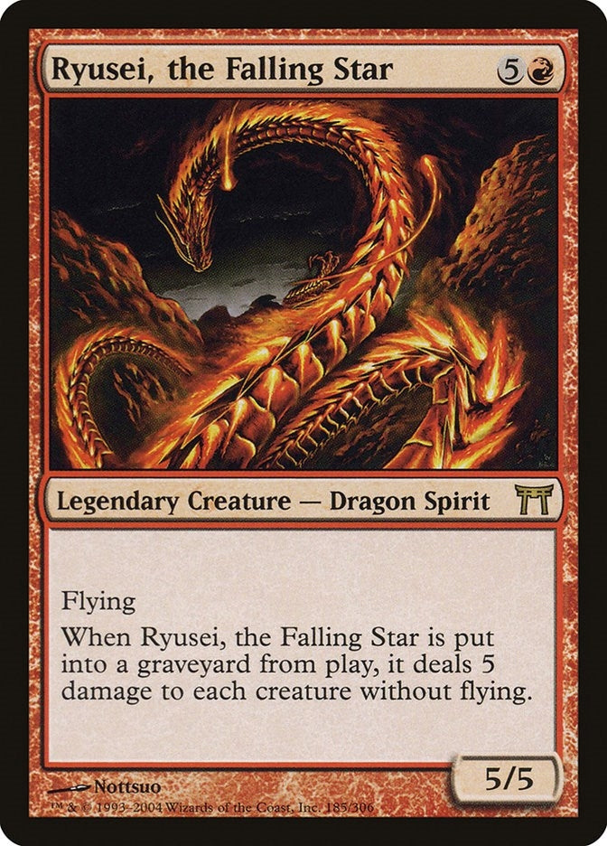 Image for Ryusei, the Falling Star (185) [Champions of Kamigawa] - Magic: The Gathering