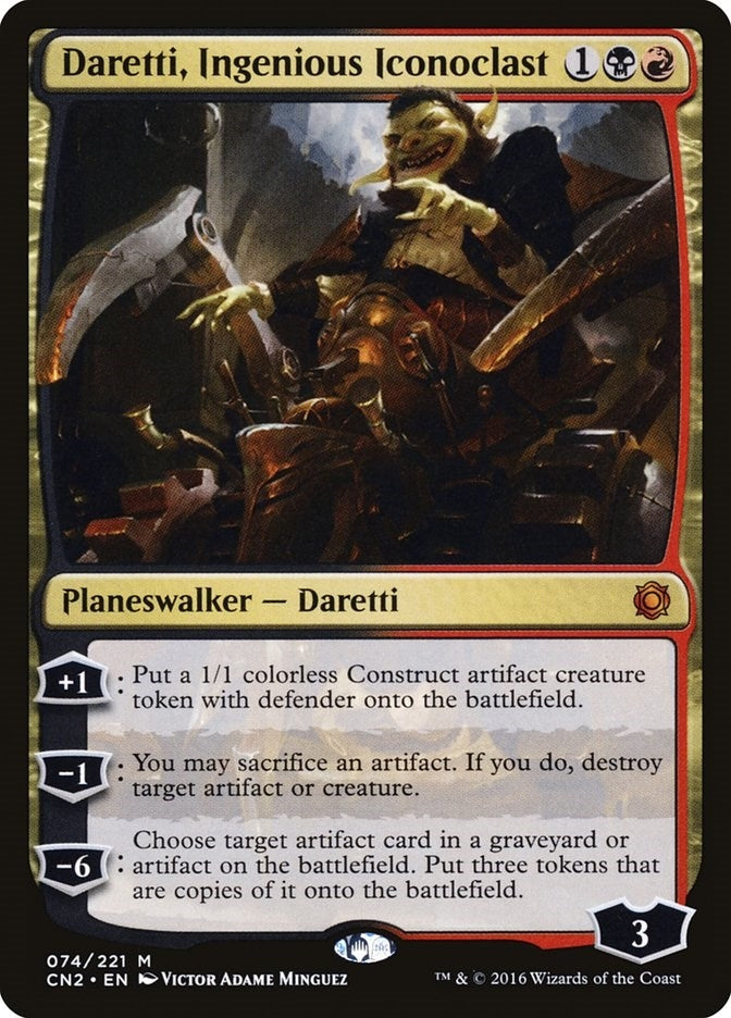 Image for Daretti, Ingenious Iconoclast (74) [Conspiracy: Take the Crown] - Magic: The Gathering