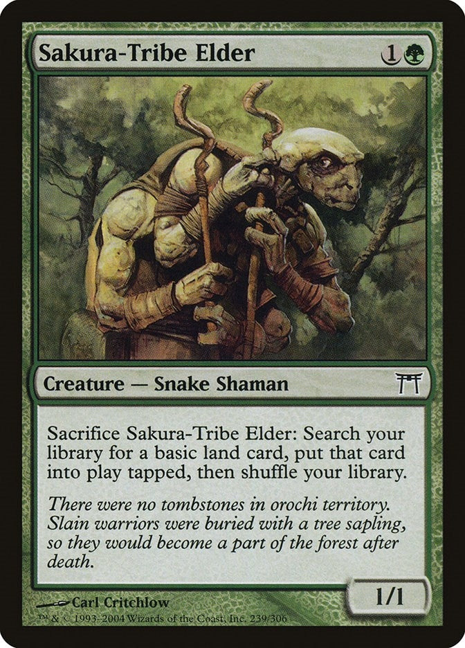Image for Sakura-Tribe Elder (239) [Champions of Kamigawa] - Magic: The Gathering
