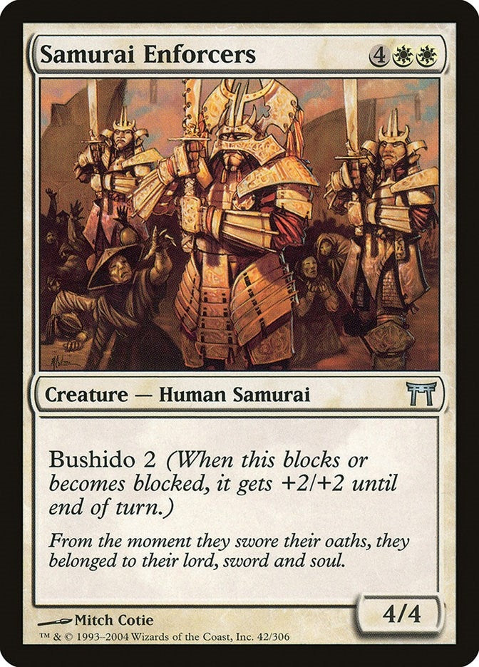 Image for Samurai Enforcers (42) [Champions of Kamigawa] - Magic: The Gathering