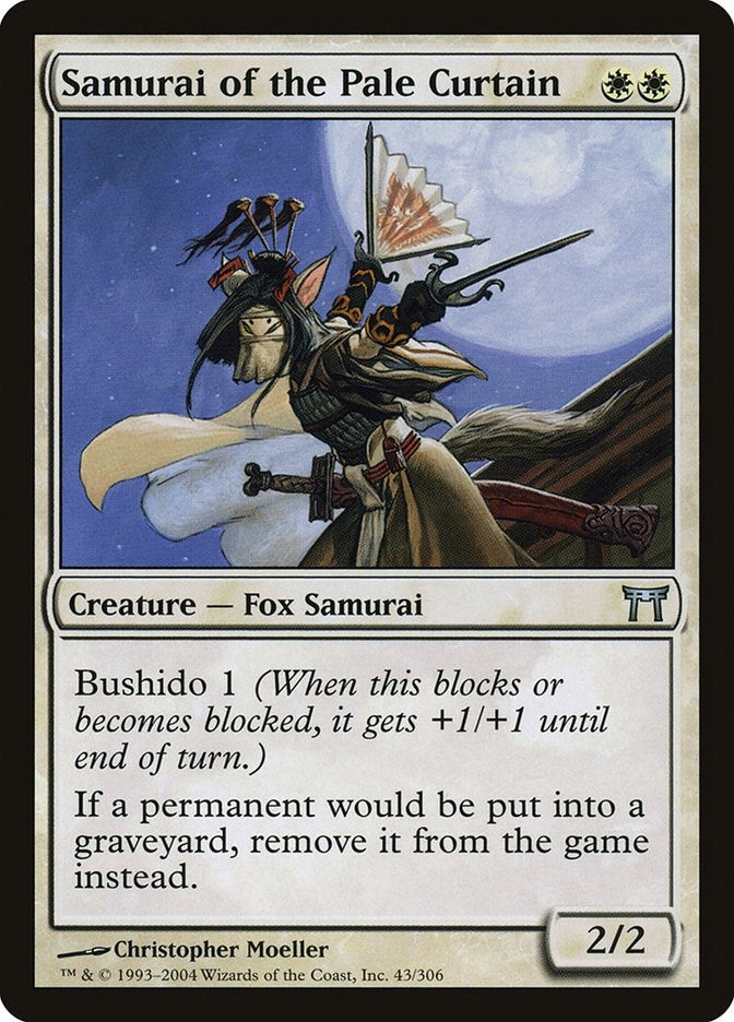 Image for Samurai of the Pale Curtain (43) [Champions of Kamigawa] - Magic: The Gathering