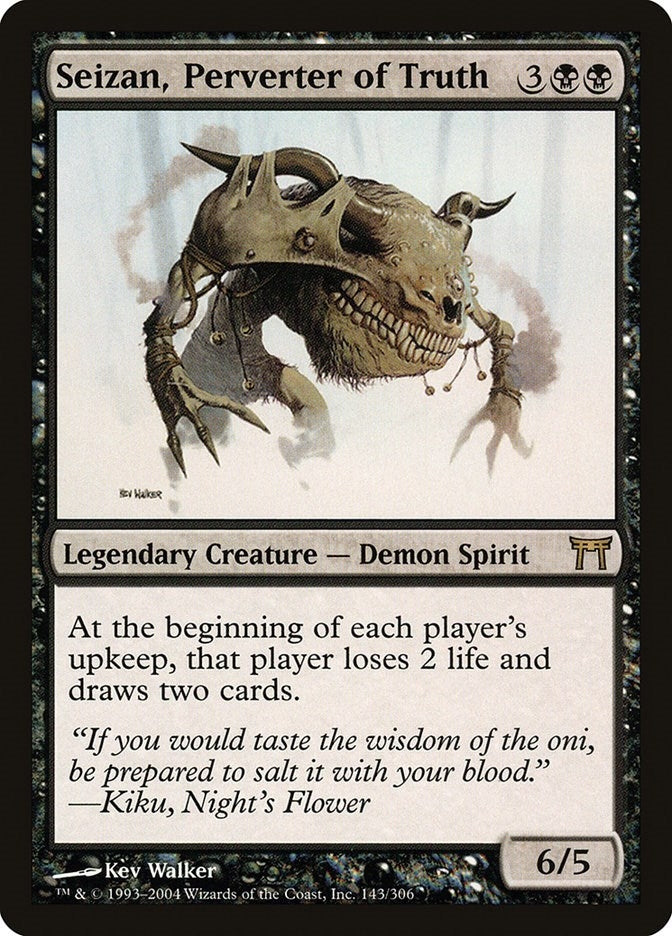 Image for Seizan, Perverter of Truth (143) [Champions of Kamigawa] - Magic: The Gathering