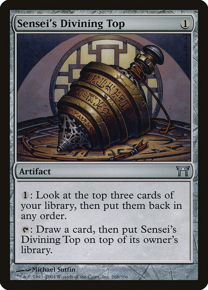 Image for Sensei's Divining Top (268) [Champions of Kamigawa] - Magic: The Gathering