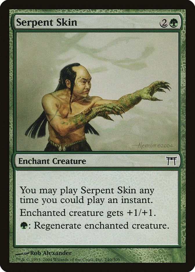 Image for Serpent Skin (240) [Champions of Kamigawa] - Magic: The Gathering