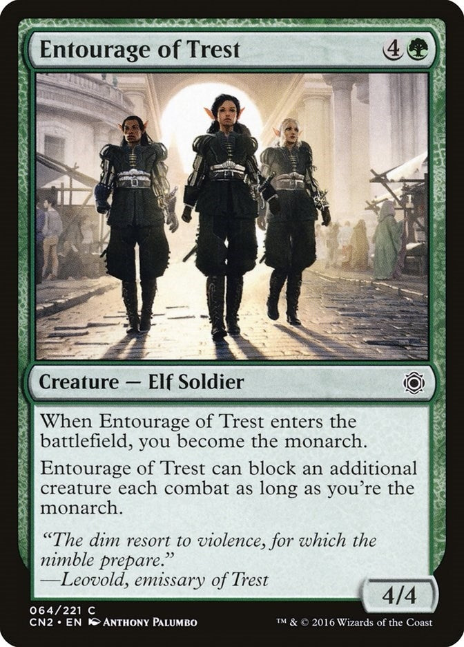 Image for Entourage of Trest (64) [Conspiracy: Take the Crown] - Magic: The Gathering