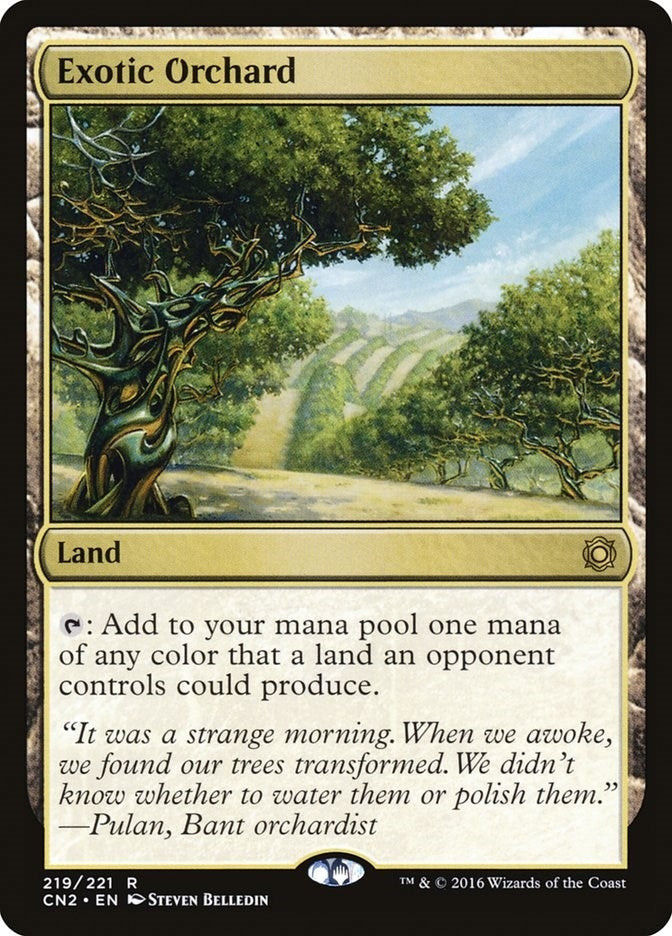 Image for Exotic Orchard (219) [Conspiracy: Take the Crown] - Magic: The Gathering