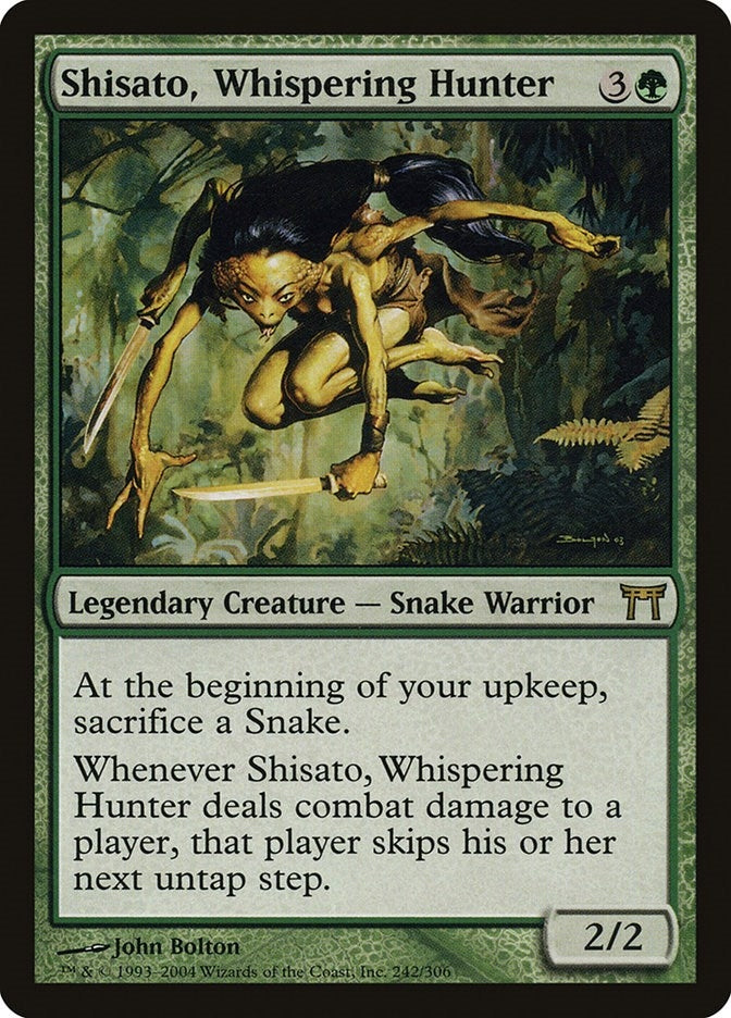 Image for Shisato, Whispering Hunter (242) [Champions of Kamigawa] - Magic: The Gathering