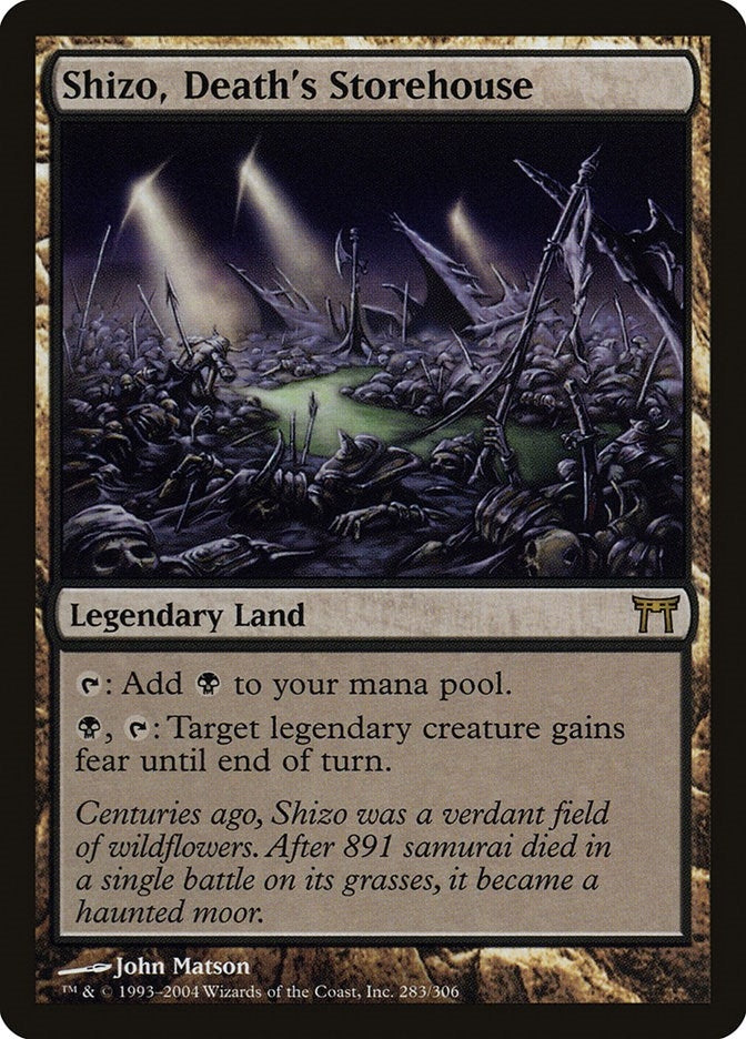 Image for Shizo, Death's Storehouse (283) [Champions of Kamigawa] - Magic: The Gathering