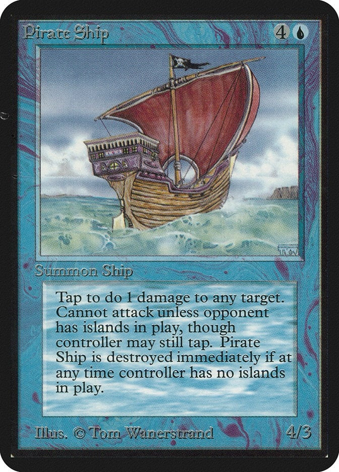 Image for Pirate Ship [Alpha Edition] - Magic: The Gathering