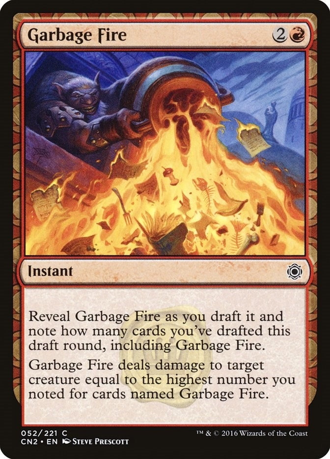 Image for Garbage Fire (52) [Conspiracy: Take the Crown] - Magic: The Gathering