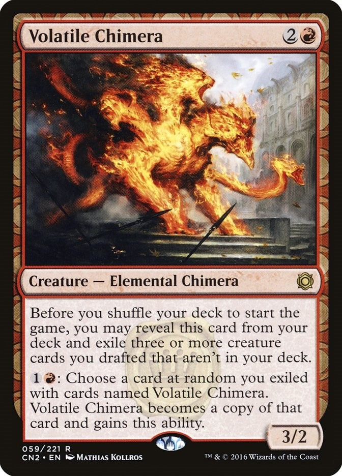 Image for Volatile Chimera (59) [Conspiracy: Take the Crown] - Magic: The Gathering