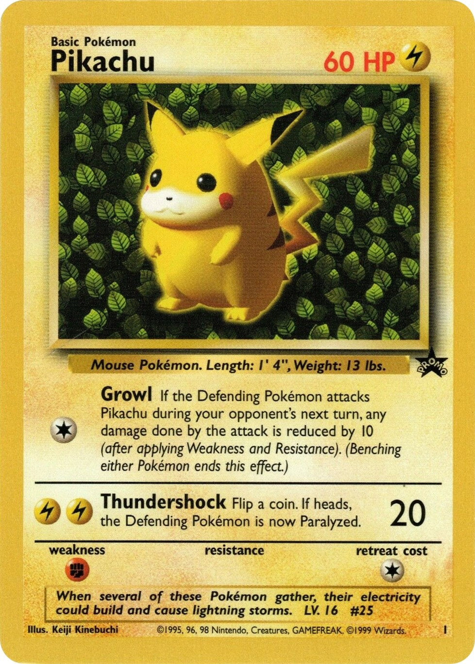 Image for Pikachu (1) (01/53) [WoTC Promo] - Pokemon