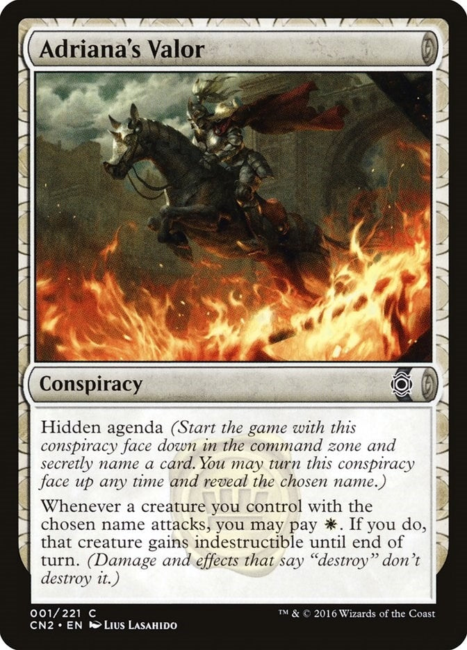 Image for Adriana's Valor (1) [Conspiracy: Take the Crown] - Magic: The Gathering