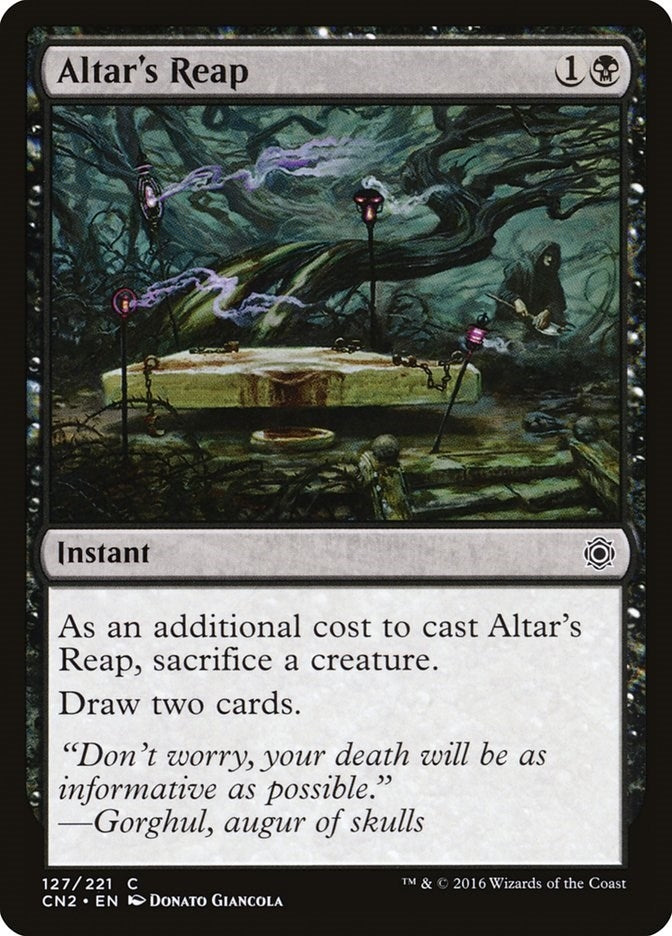 Image for Altar's Reap (127) [Conspiracy: Take the Crown] - Magic: The Gathering
